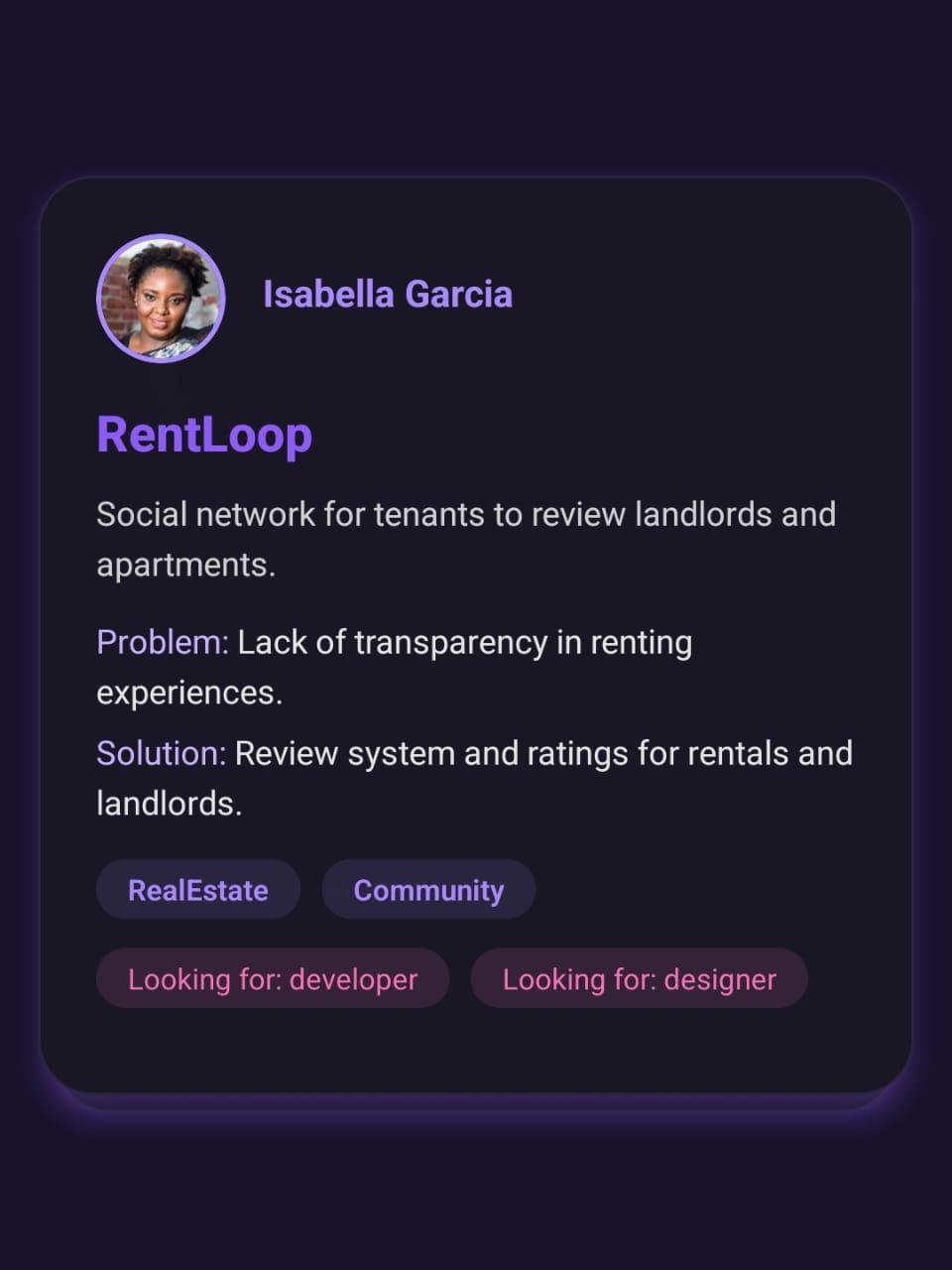 App screenshot